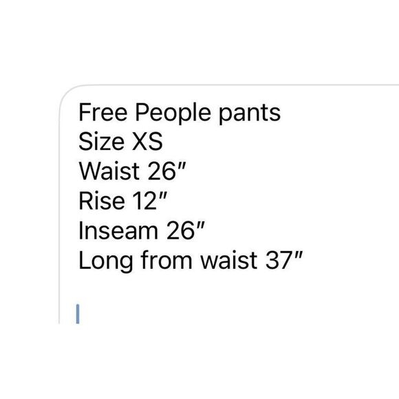 New Free People Make A Stand Trousers Size XS - Picture 9 of 9